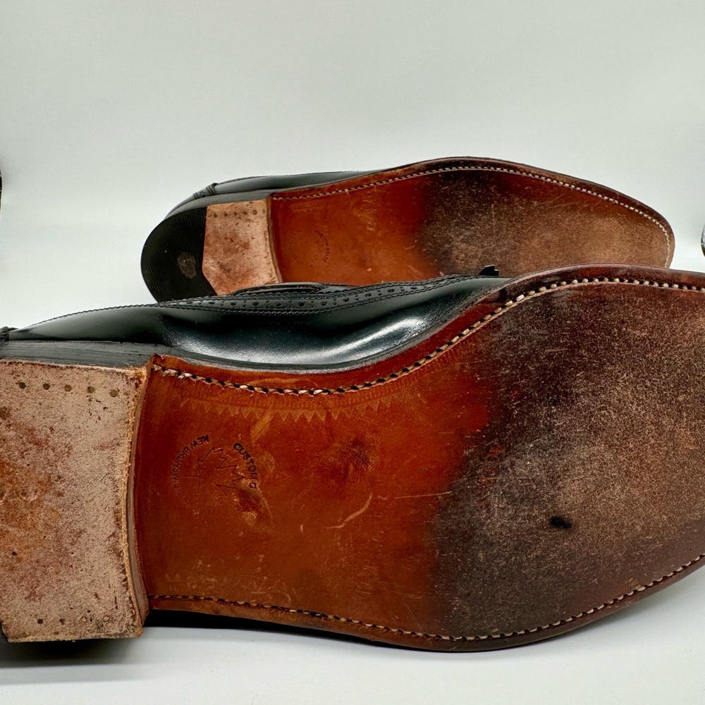 Classic Black Leather Loafers - Picture 7 of 10